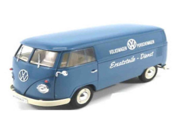 WELLY 18053TDB VOLKSWAGEN T1 VAN VOLKSWAGEN-PORSCHEWAGEN 1:18