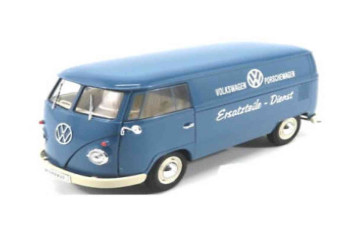 WELLY 18053TDB VOLKSWAGEN T1 VAN VOLKSWAGEN-PORSCHEWAGEN 1:18