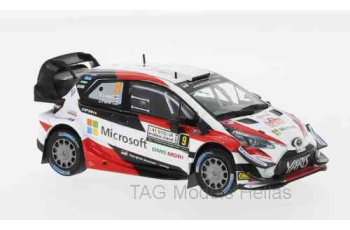 Toyota Yaris WRC, No.9, Microsoft, Rallye WM, Rallye Italy, E.Lappi/J.Ferm, 2018  IXO  RAM678
