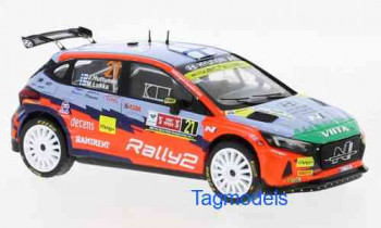 Hyundai i20 N Rally 2 No24 Rallye WM Rally Ypres Solberg/Johnston  IXO  RAM813LQ