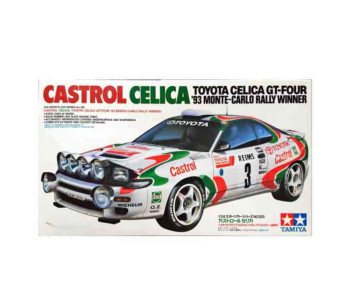 TAMIYA Castol Toyota Celica 1993 Monte Carlo Winner 