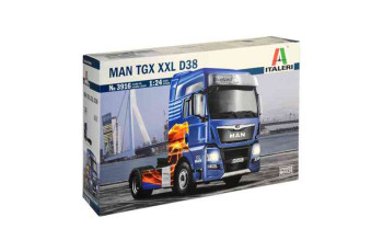 ITALERI Man TGX XXL D38 3916 1:24 Military Model Kit