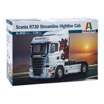 ITALERI Scania R730 Streamline Highline Cab 3932 1:24 Truck Model Kit