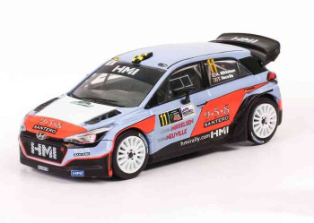 IXO RAM660 Hyundai NG i20 n°11 Mikkelsen / Neuville Monza 2017.