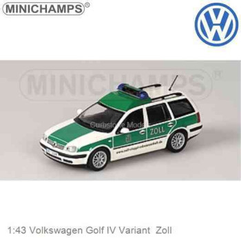 Minichamps  Volkswagen Golf Variant 2004 German Customs 430056090