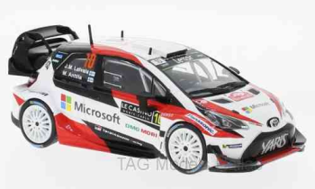 IXO Toyota Yaris WRC, No.5, Microsoft, Rallye WM, Rallye Monte Carlo, 2017 J.M.Latvalla/M.Anttila