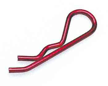 Body Clips Metallic Red 1/8 (6 pcs.)  RS026R