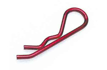 Body Clips Metallic Red 1/8 (6 pcs.)  RS026R