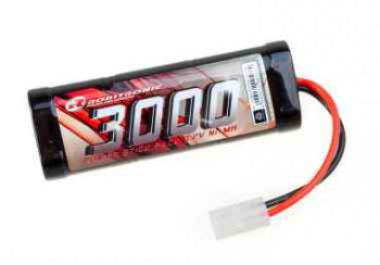 NiMH Battery 3000mAh 7,2V Stick Pack Tamiya Plug  SC3000