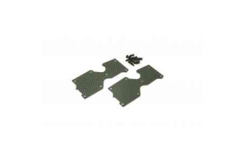 SWORKz Series Pro-composite Carbon Rear Lower Arm Cover Set (1,5mm)(2PC)  SW340005A